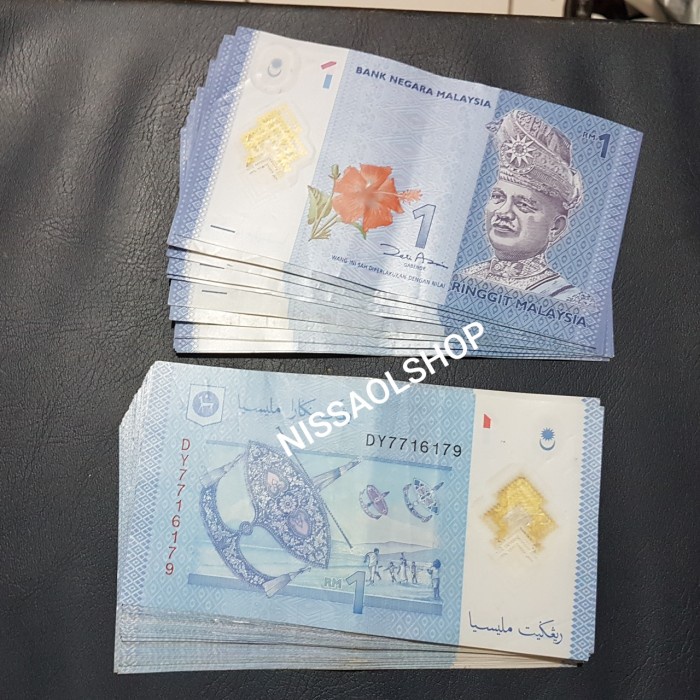 UANG KUNO 1 RINGGIT MSLAYSIA .POLIMER