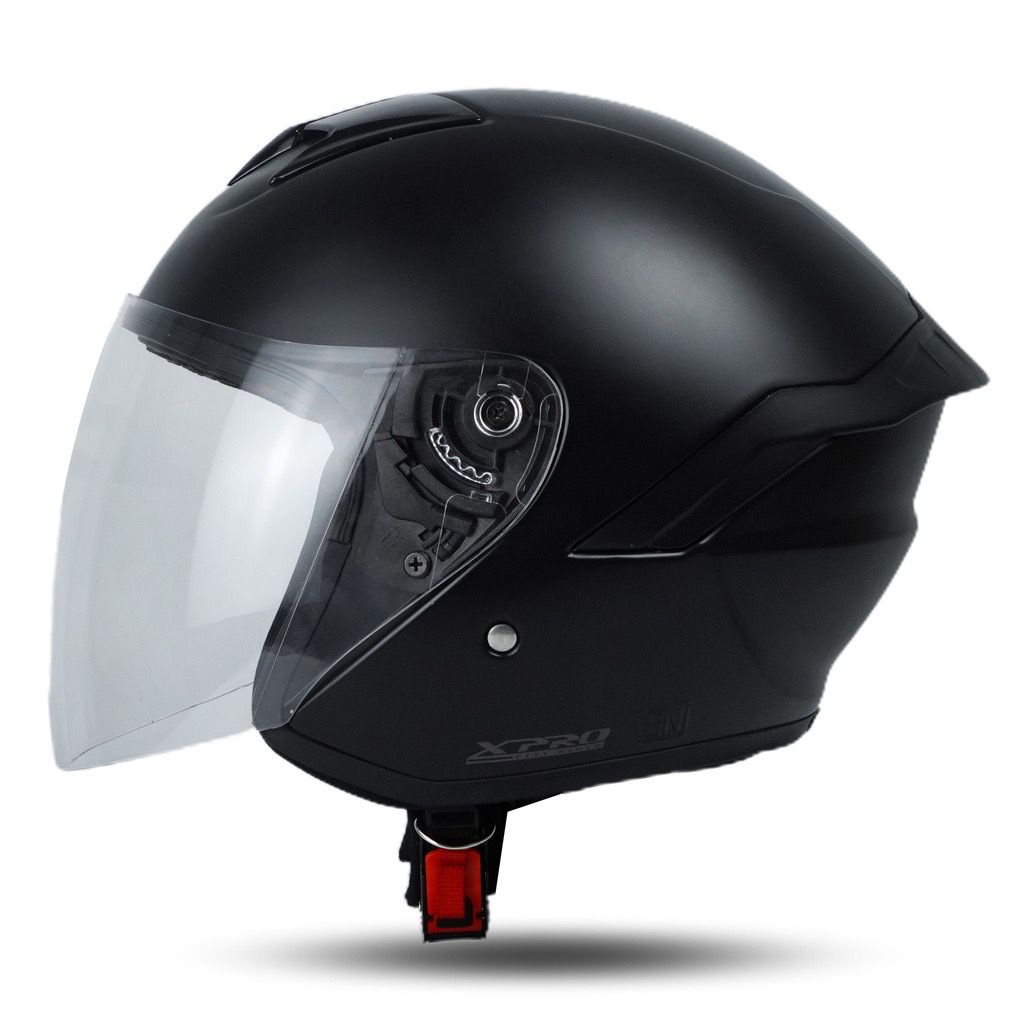 R-SIX Helm Half Face XPRO SOLID ORIGINAL [BestSeller]