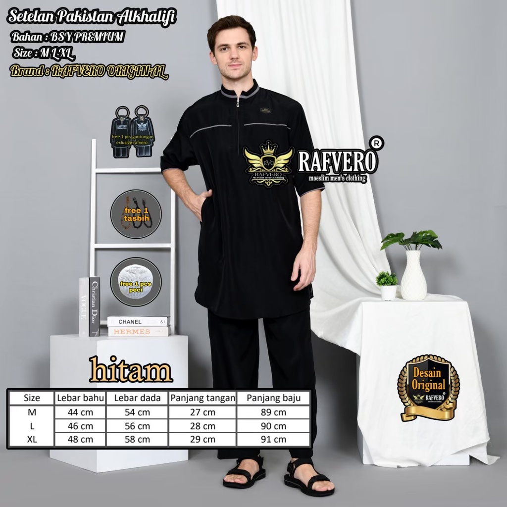 Koko kurta setelan dewasa - baju kurta pria dewasa - gamis jubah laki laki