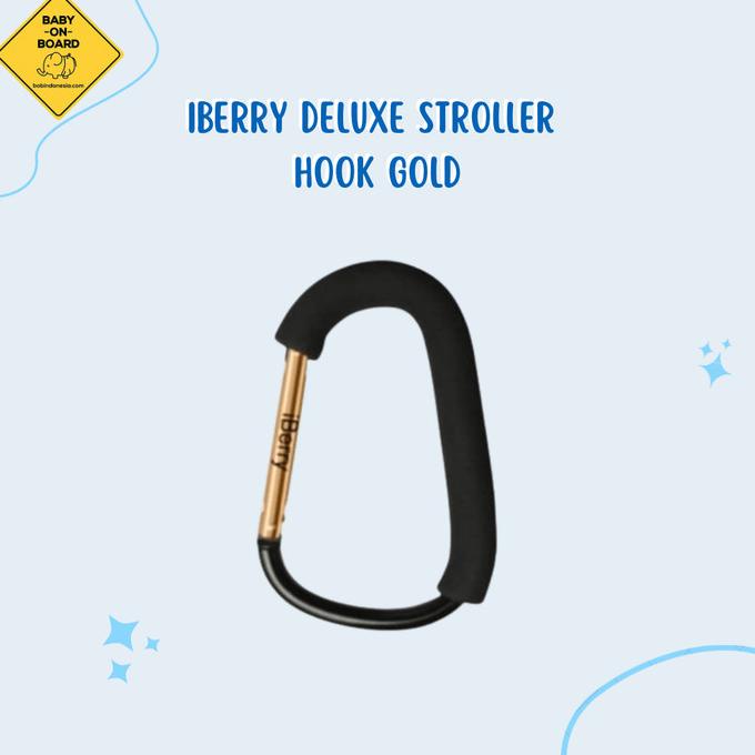 BEST SELLER IBERRY DELUXE STROLLER HOOK GOLD TERBAIK