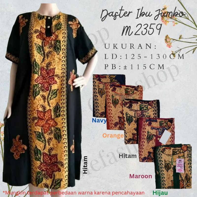Daster Jumbo Moniq Daster batik moniq M 2359