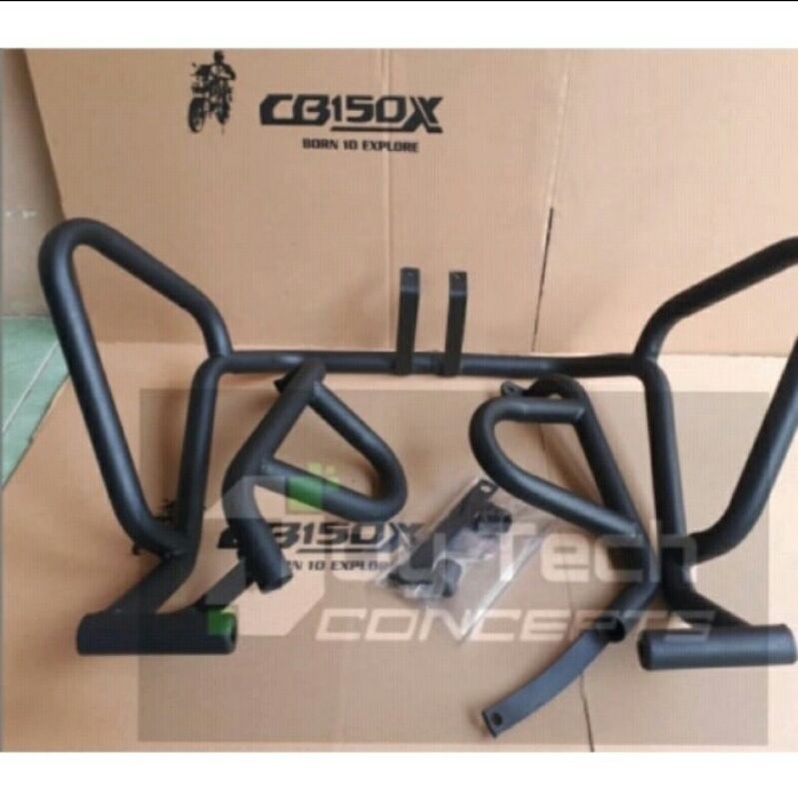 PROMO TUBULAR CB150X CRASHBAR CB150X SERIES CB150X DUDUKAN LAMPU TEMBAK