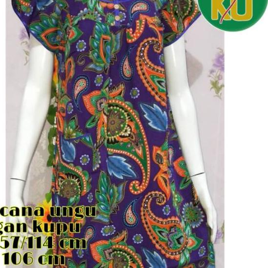 ◘ Daster kencana ungu label biru model 48 ✤