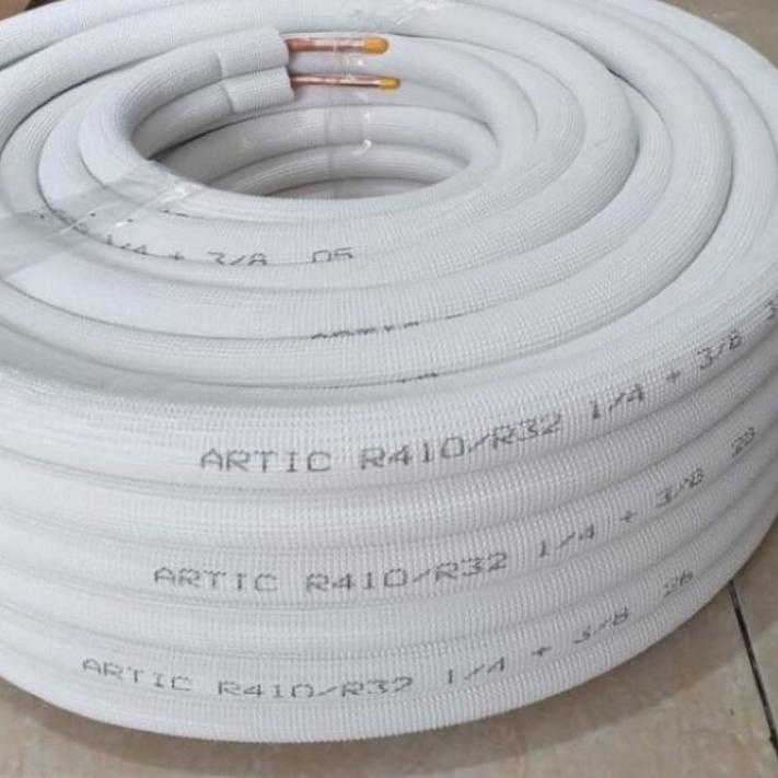 ♤ Pipa AC selang ac 1/2pk 3/4pk 1pk ARTIC (ukuran 1/4x3/8) harga meteran ★