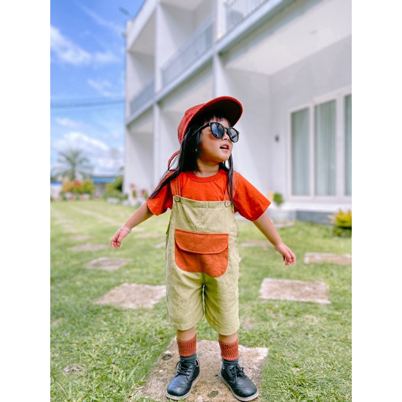 LITTLEDYRA BASIC OVERALL / GAMI OVERALL CELANA KODOK ANAK LAKI LAKI DAN PEREMPUAN UNISEX