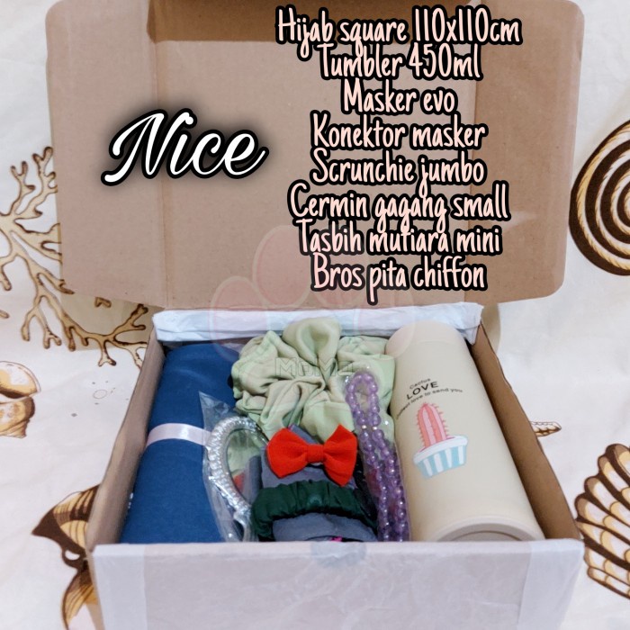 

Parsel Hijab Traveling | Hampers Travel Ramadan Lebaran Kerudung Gift - Nice