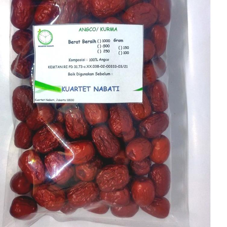 

♕ 1000gr Angco - Hong Zao (Red Dried Dates) Premium Dengan Varian Ukuran Jumbo/ Besar/ Sedang/ Kecil ✤