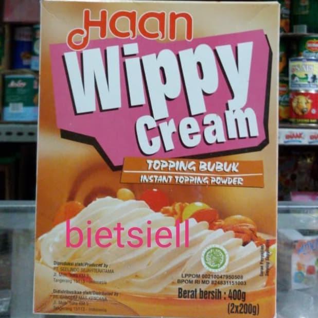 

haan wippy cream bubuk 400 gr