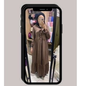 GAMIS POLOS /LONGDRESS TUNIK PANJANG /MAXI DRESS DROPNIT