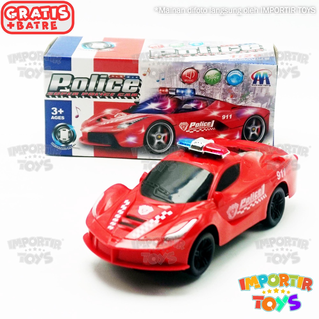 Mainan Anak Mobil Polisi dgn Musik dan Lampu BerSNI