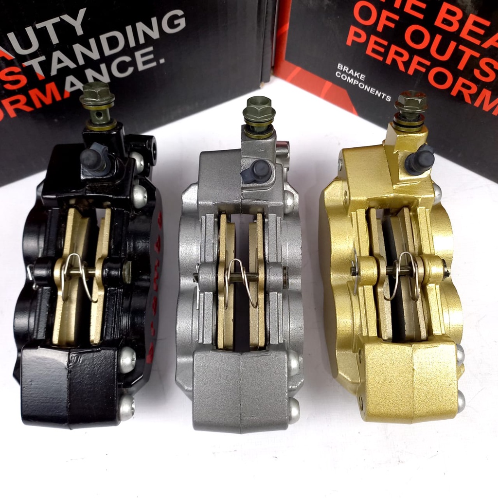 Kaliper Bigpot 4 Piston Caliper 4 Piston Big Pot BABET Caliper Axial Left Universal