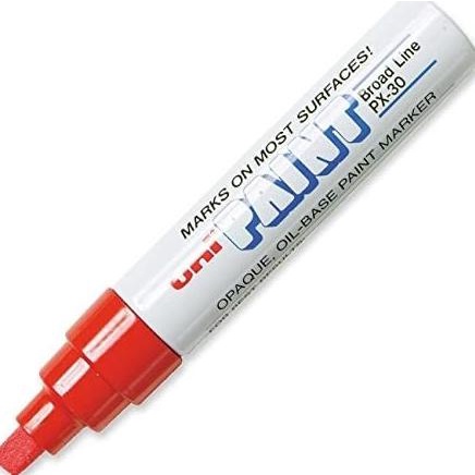 

Spidol Uni Paint PX30 Oil Base paint Marker Red Paint Marker Merah