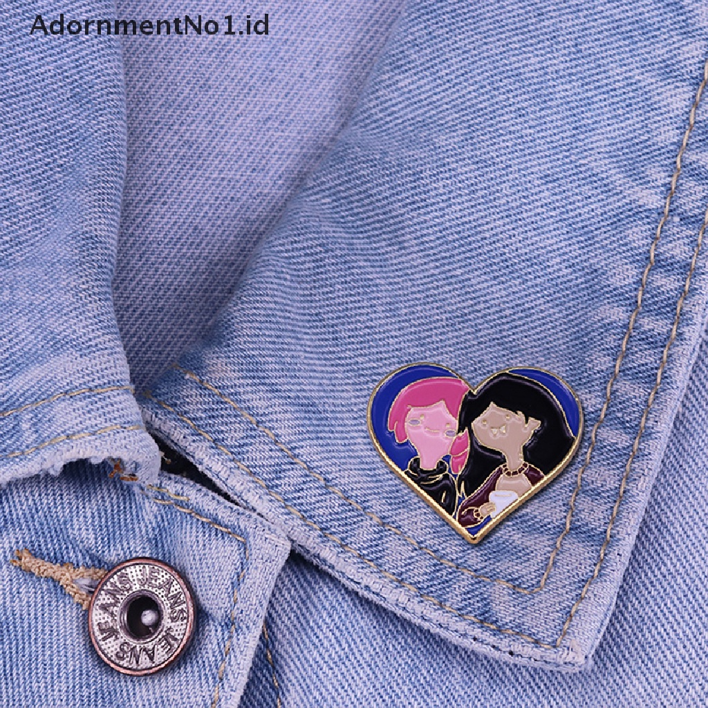 [AdornmentNo1] Pin Bros Princess Bubblegum Dan Marceline Pride Aksesoris Fashion [ID]