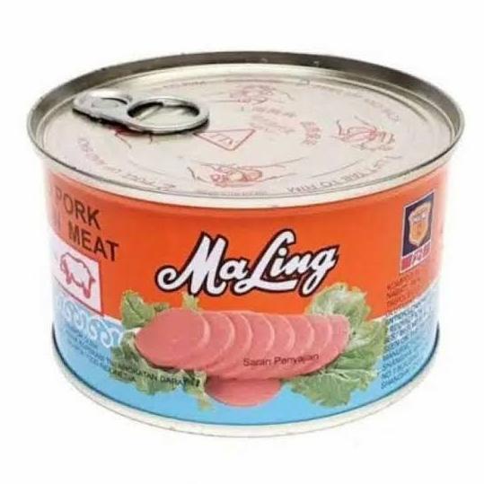 

Sale BIG MaLing FYF/TTS / Gulong / Ma Ling Luncheon Pork Meat 397gram .,..,.,.,.