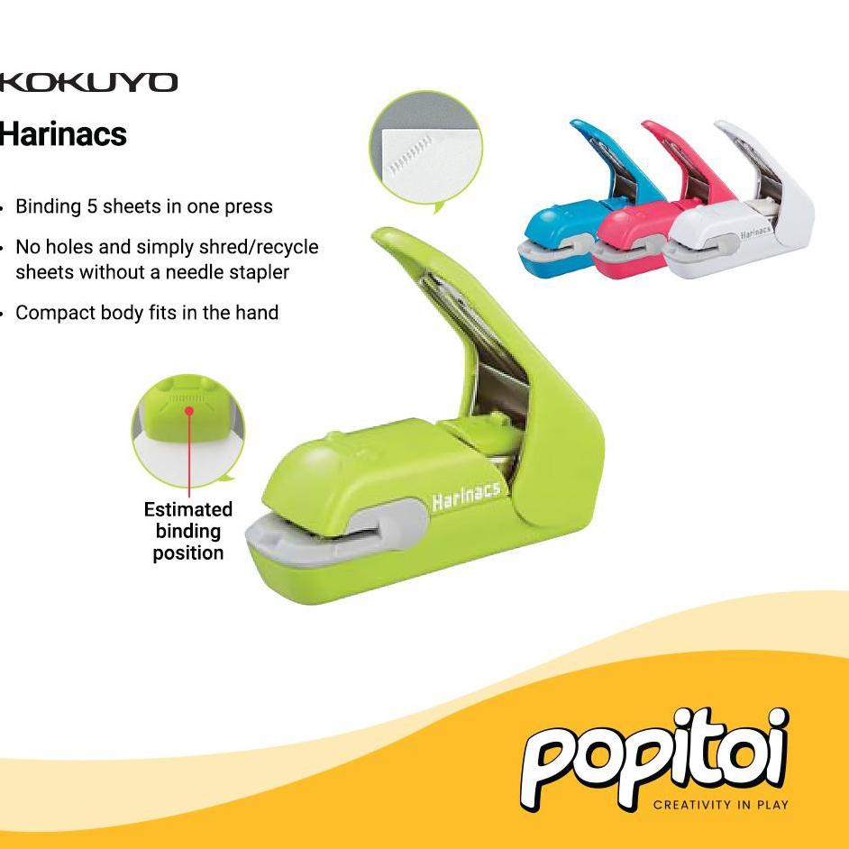 

A94 KOKUYO Harinacs PRESS Stapleless Stapler BELANJA MURMER マ