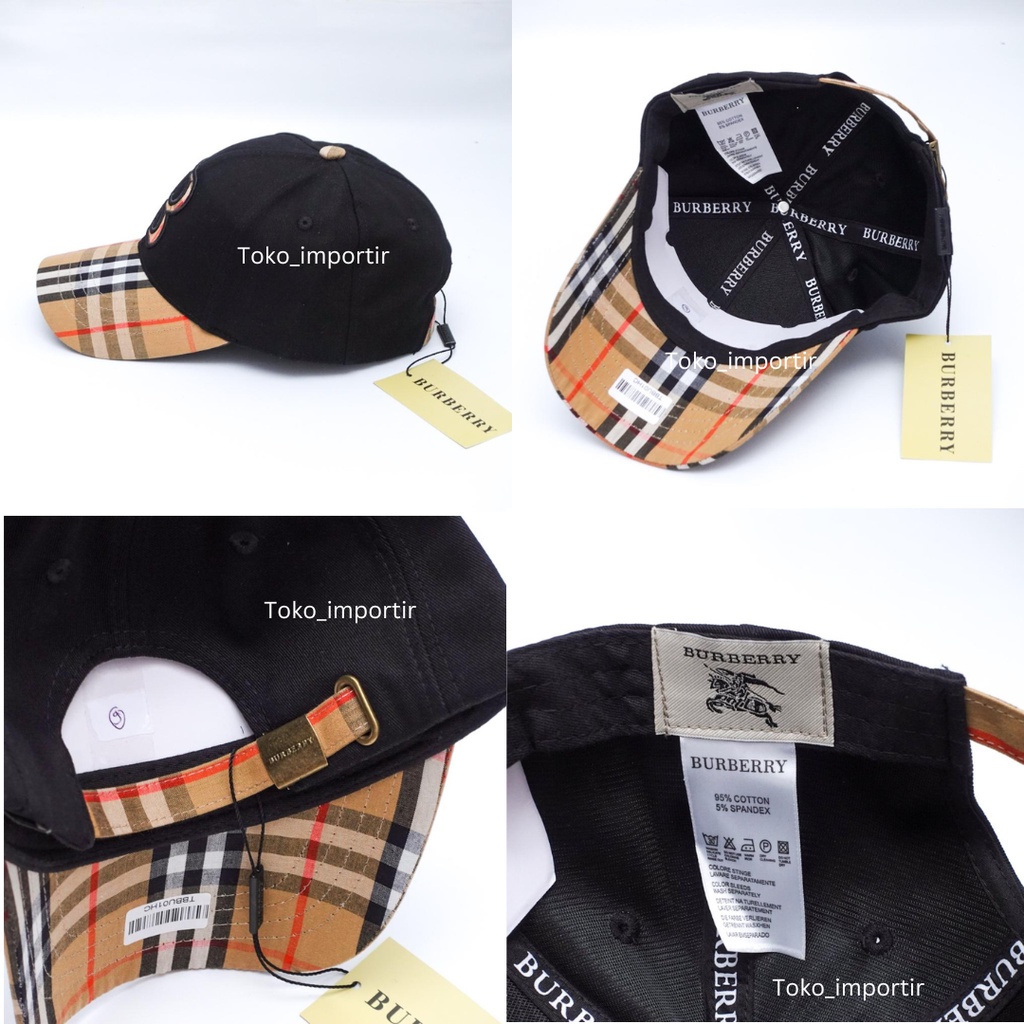 Topi Burberry Baseball Pria Import Mirror Original Premium High Quality