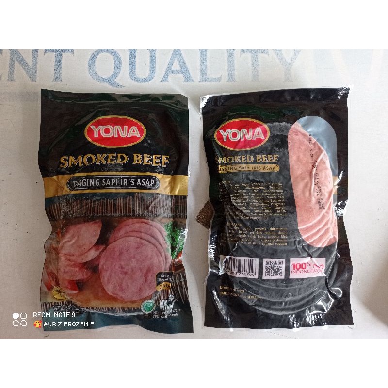 

Yona Smoked Beef 250gr