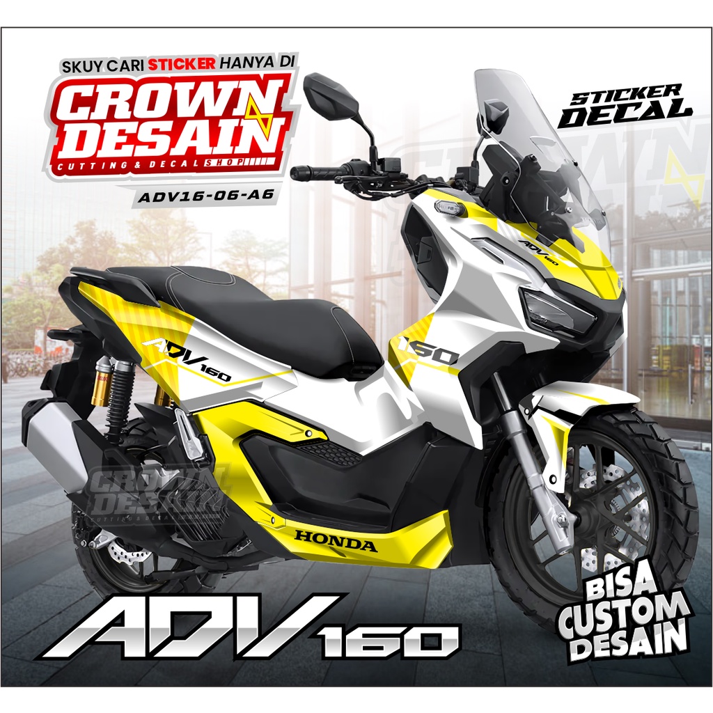 DECAL ADV160 - STIKER DECAL FULLBODY ADV NEW 160 MALAYSIA EDITION - ADV16