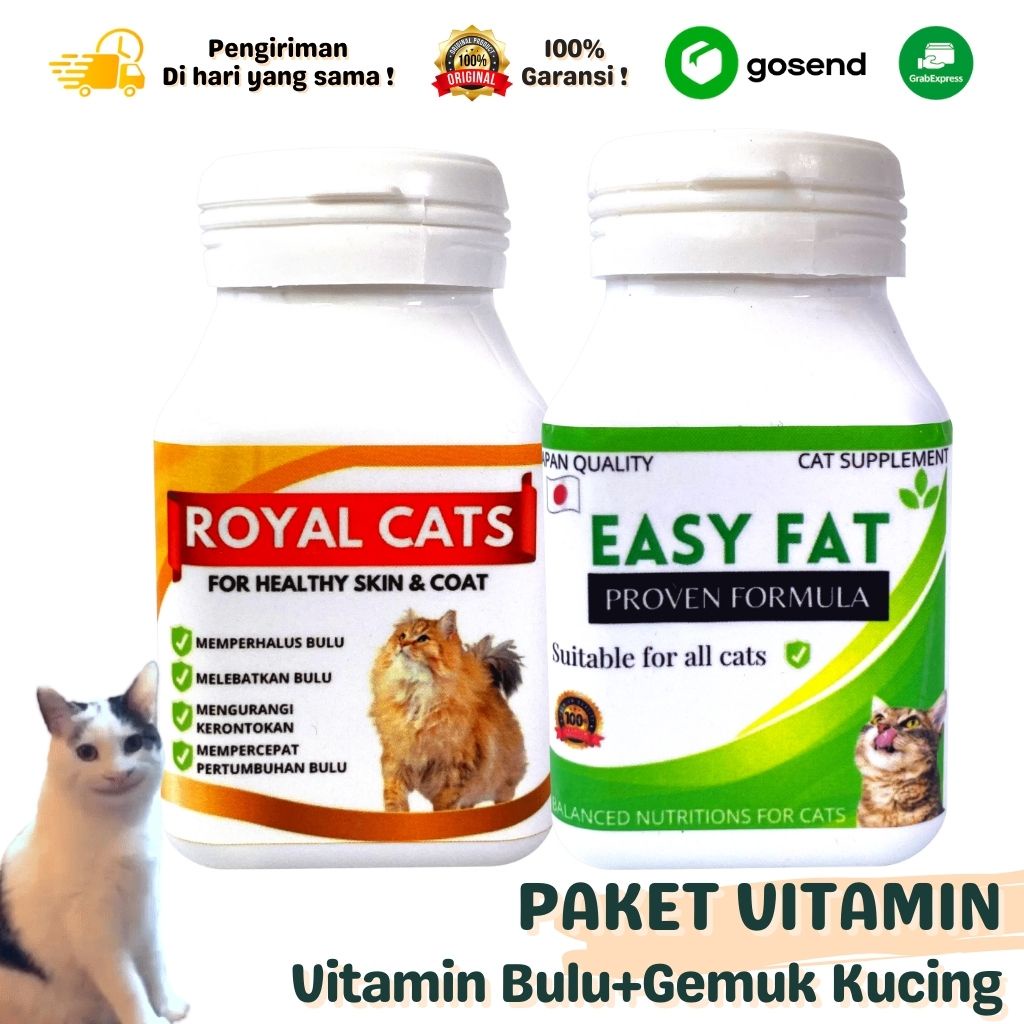 VITAMIN KUCING NAFSU MAKAN BULU GONDRONG EASY FAT JAPAN