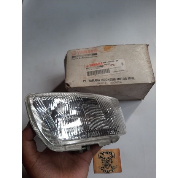 REFLEKTOR LAMPU DEPAN FORCE1 FIZ CRYPTON ORI STOK LAMA BUNGKUS PUTIH