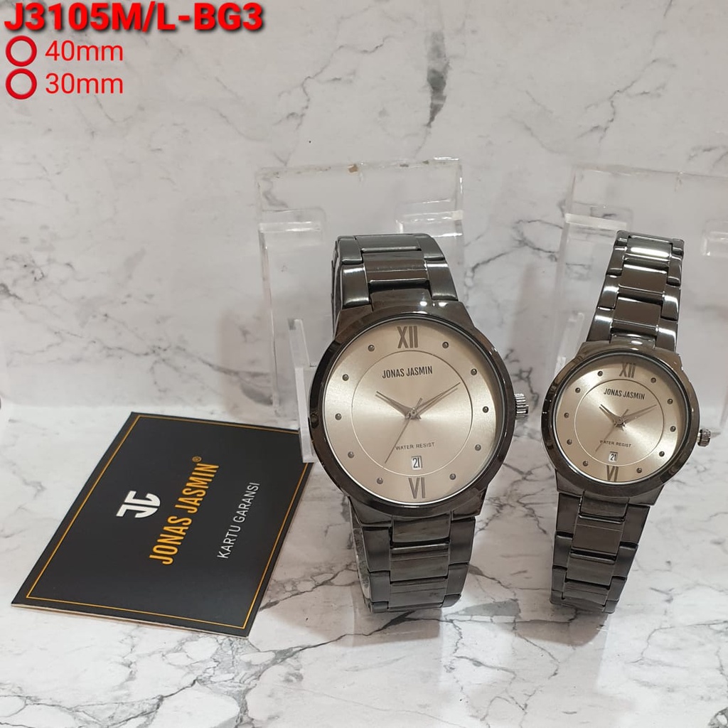 jam tangan couple jonas jasmin original