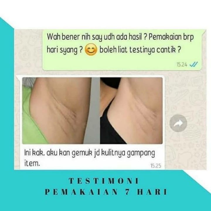 SCRUB PEMUTIH KETIAK/PEMUTIH LIPATAN/UNDERRARM WHITENING SCRUB 20 gr