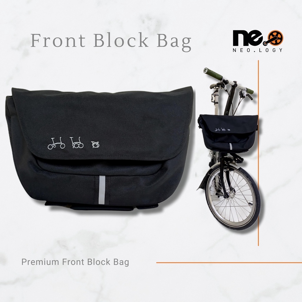 Tas Sepeda Lipat Front Block - Frontbag Neology