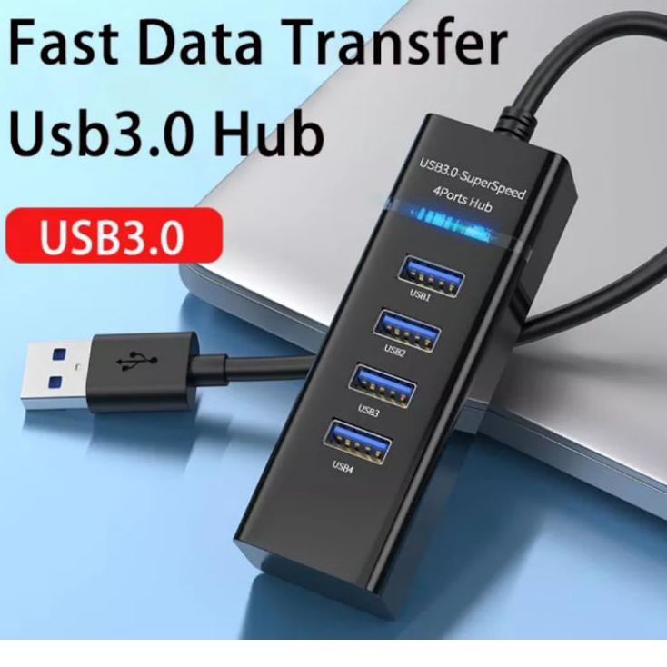 Model Terbatas Usb hub 4 port terbaru / usb hub 4port 4in1 promo / usb hub cabang 4 original / kabel
