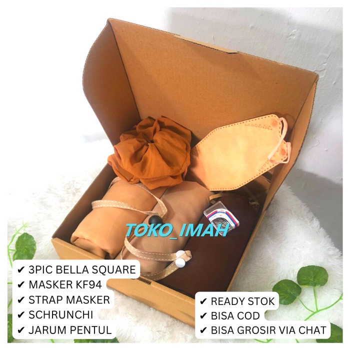 

HAMPERS HIJAB LEBARAN GIFT SOUVENIR IED MUBARAK, ULANG TAHUN BISA COD - PAKET A, HAPPY WEDDING