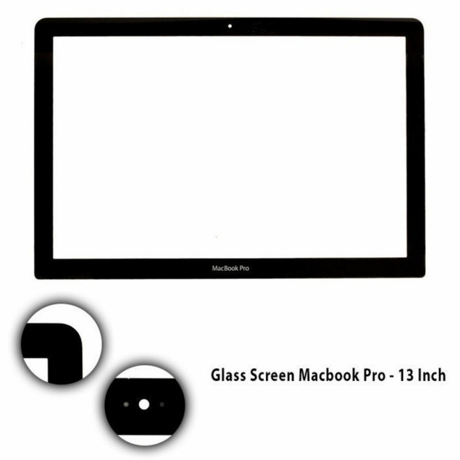 LCD kaca Glass Screen MACBOOK PRO 13 A1278 2008 2009 2010 2011 2012