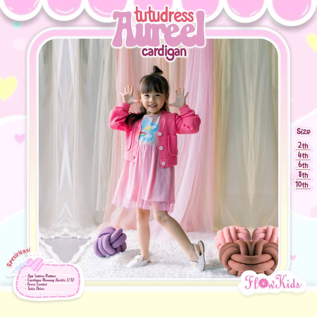 Tutudress Aureell Cardigan by Flowkids