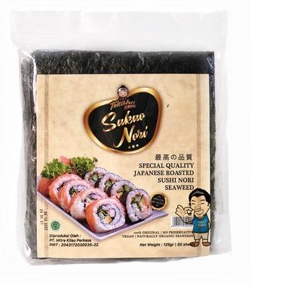

✧ Tokinori Sakao Sushi Nori Reguler- Roasted Seaweed- Rumput Laut 50 pc ♠