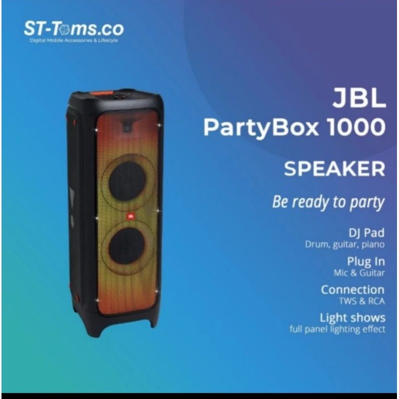 JBL PARTY BOX 1000 ORIGINAL JBL GARANSI IMS 1 TAHUN JBL