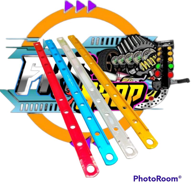 penggaris knalpot cnc penggaris rem tromol belakang breket pangkon knalpot