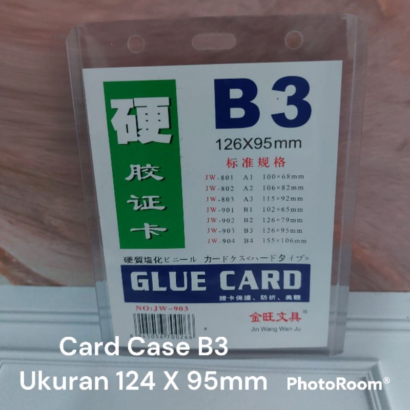 

Card Case B3 (20pc) Kartu Plastik Panitia Id Card Nametag Plastik 126 x 95mm