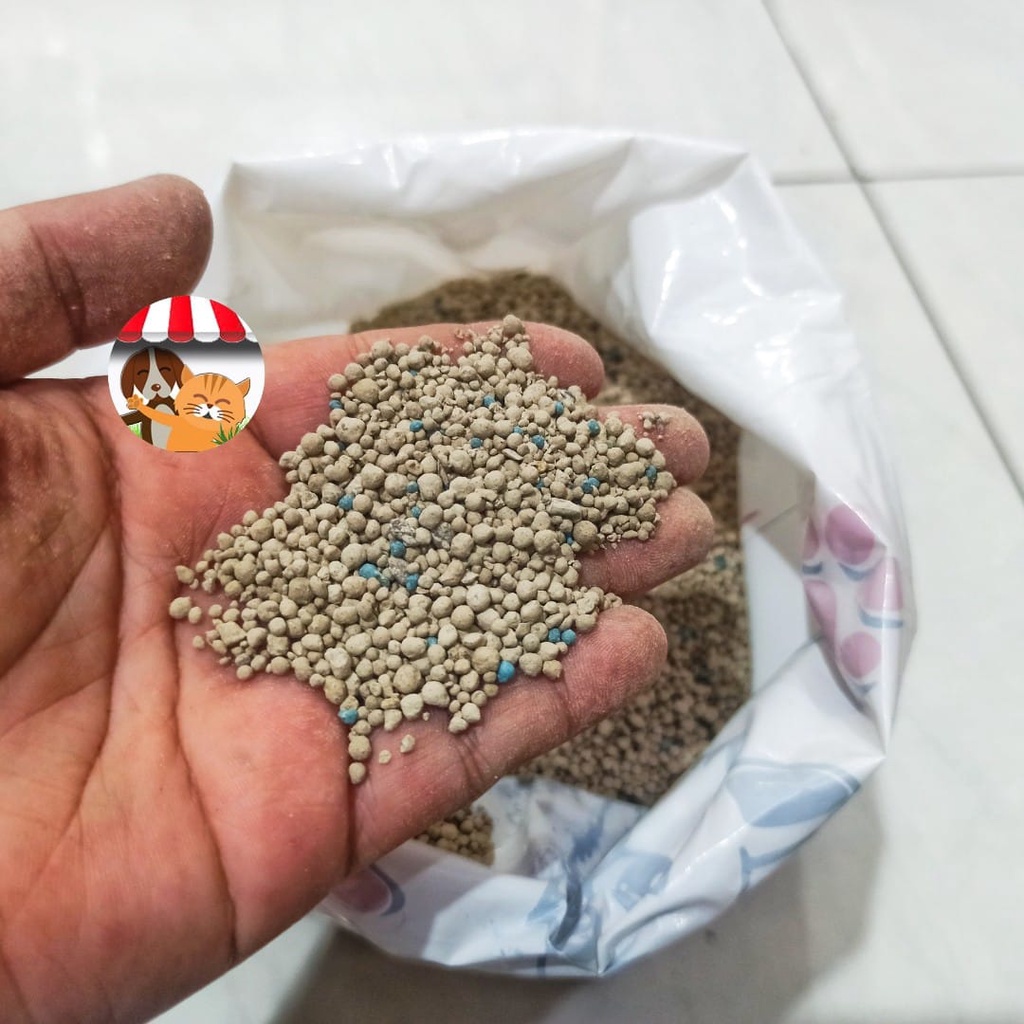 Pasir Kucing Gumpal Wangi Funny Cat Sand 3ltr - Bentonite Cat Litter