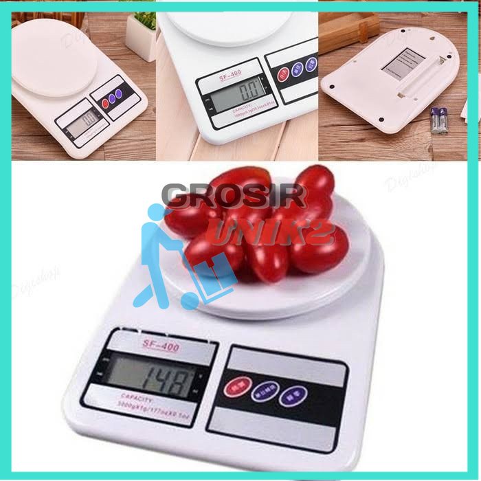 Timbangan Dapur Digital SF400  Kitchen Scale Kue Buah Sayur GROSIR UNIK