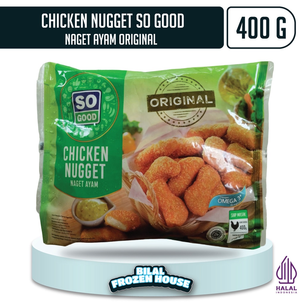 

So Good Chicken Nugget Original 400gr - Nugget Ayam