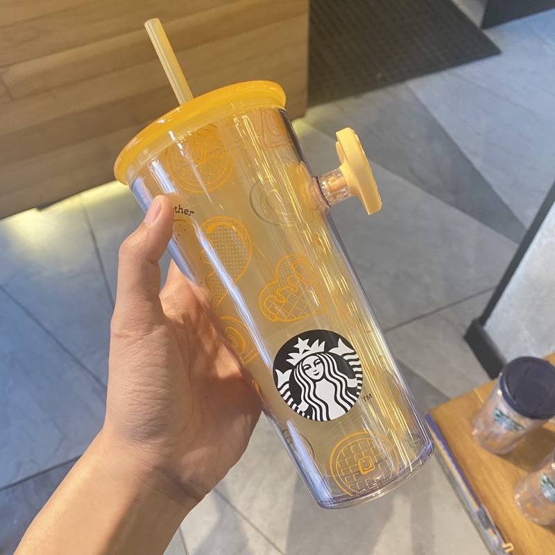 Tumbler starbucks butter plastic grande with hold