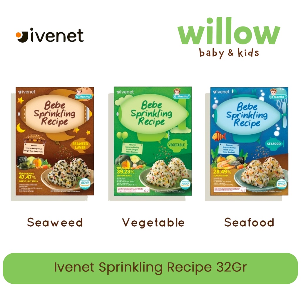 

Makanan Bayi - Ivenet Sprinkling Recipe 32Gr