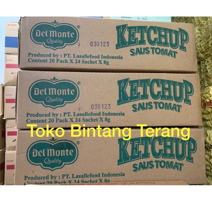 

➺ Delmonte Saus Tomat Stik / Sachet 1 Dus Karton 20 pak x 24 pcs x 8 gr - Tomat ۞