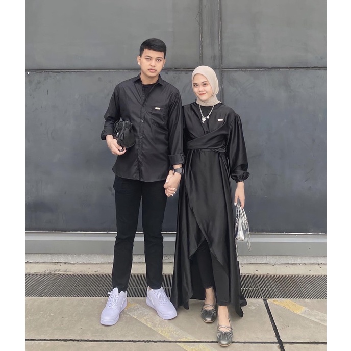 (VIASOF) ELZA DRESS COUPLE - BAJU COUPLE