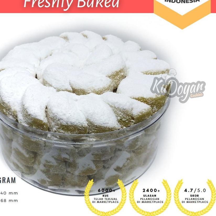 

♚ Kue Putri Salju Mede Home-made 500 gram 1/2 kg Kudoyan ➼