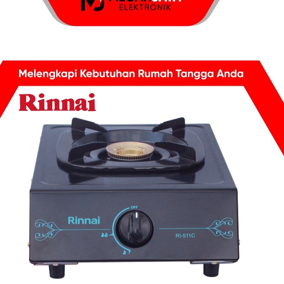 Baru Update RINNAI KOMPOR RI 511C / RI-511C / RI511 C / RI 511 C (1 TUNGKU) GARANSI RESMI