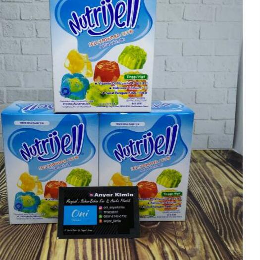 

♨ Nutrijell Plain kemasan 1 kotak @12 saset ♣