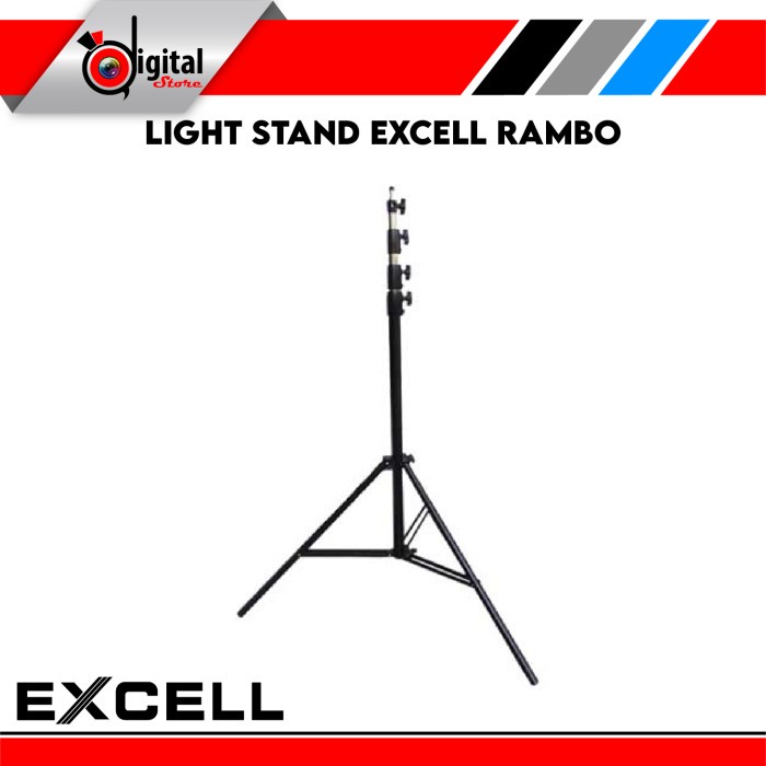 LIGHT STAND EXCELL RAMBO - EXCELL LIGHT STAND RAMBO - TIANG LAMPU #ORIGINAL