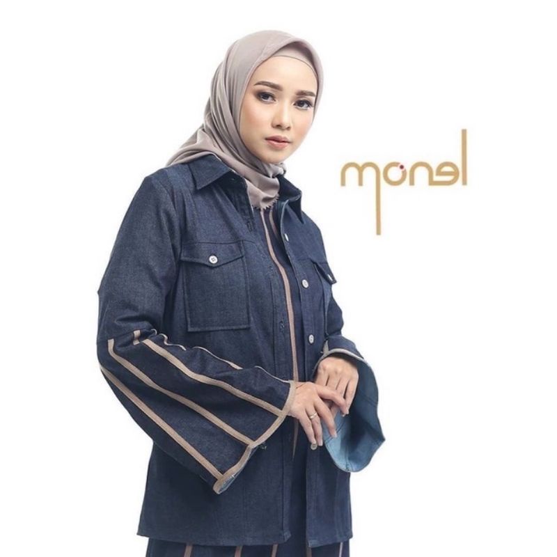 MONEL Jacket Denim Brown [sale]
