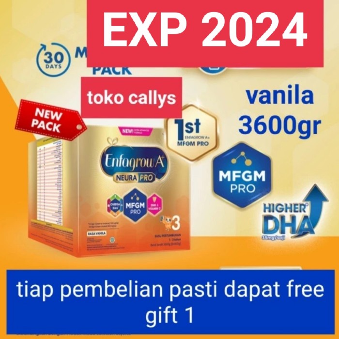 

[ COD ] enfagrow 3 vanila 3600 gr