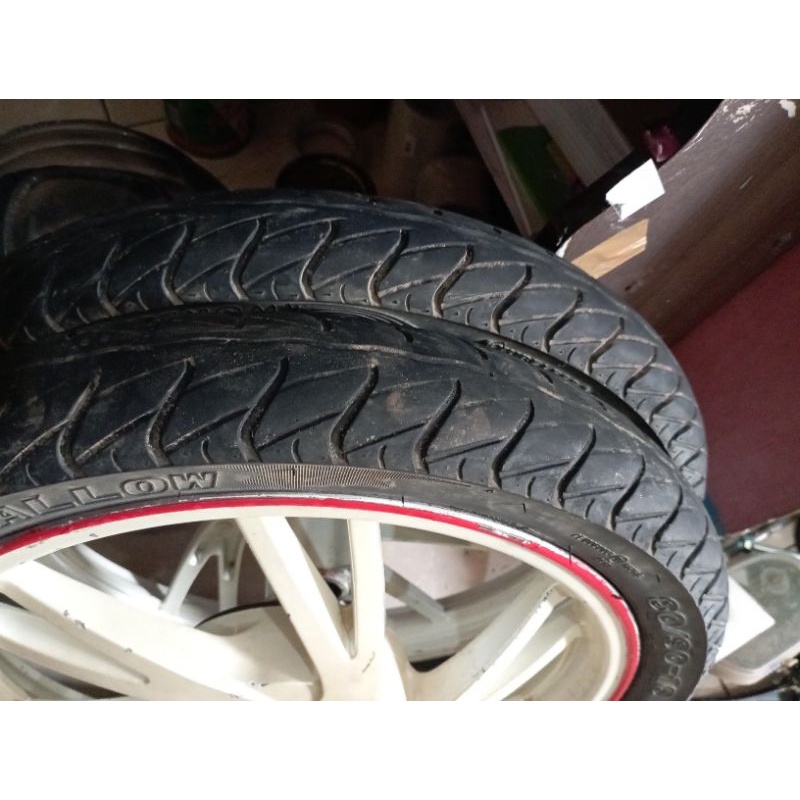 VELG RACING DEPAN BELAKANG SUJUKI SKYWAVE ORI