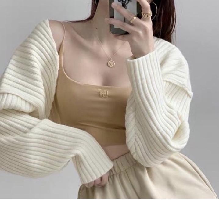 ♙ CROP TOP OVERSIZE BOLERO | CARDIGAN CROP OUTER RAJUT ✵